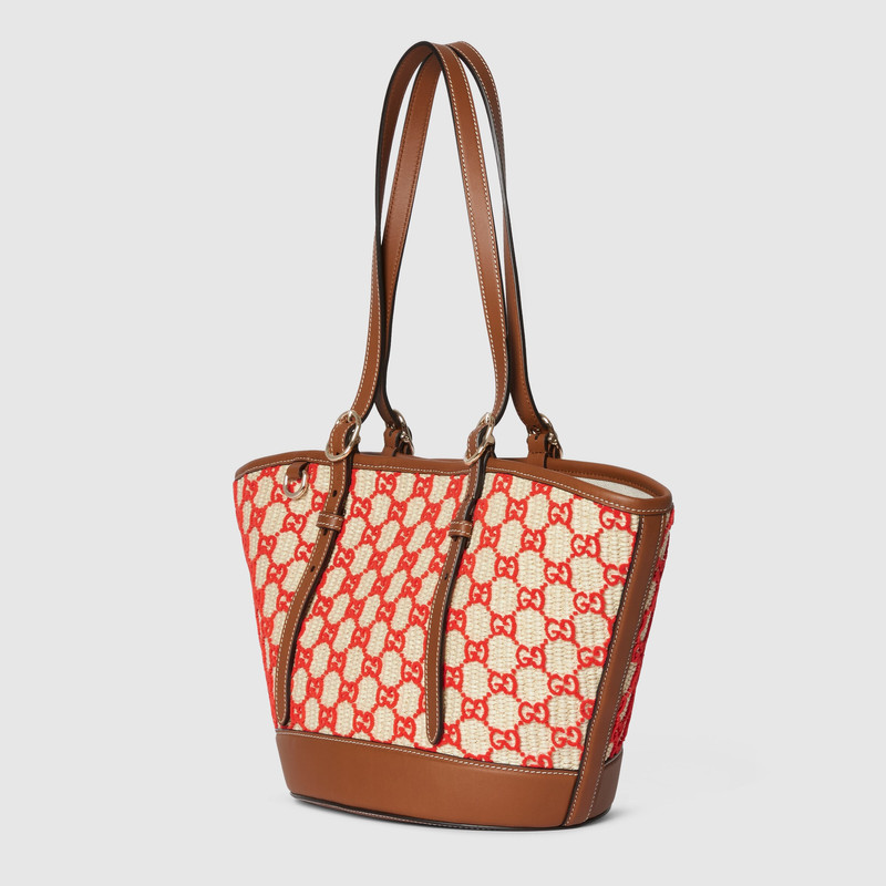 GUCCI Woven small tote bag outlook