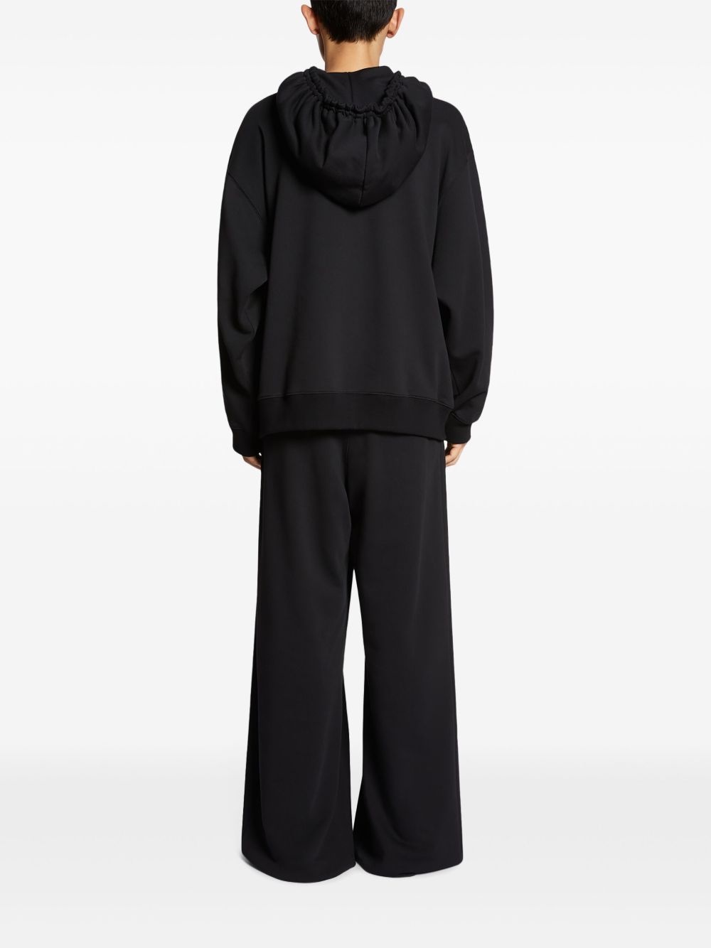 drawstring cotton hoodie - 4