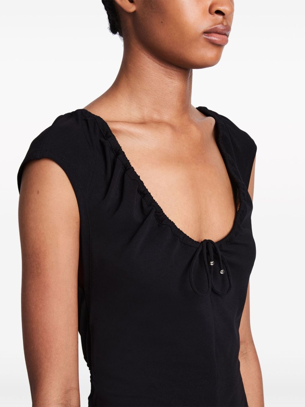 Nina gathered midi dress - 5