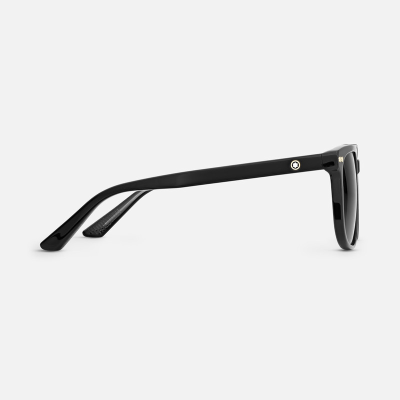 Squared Sunglasses with Black Colored Acetate Frame 4