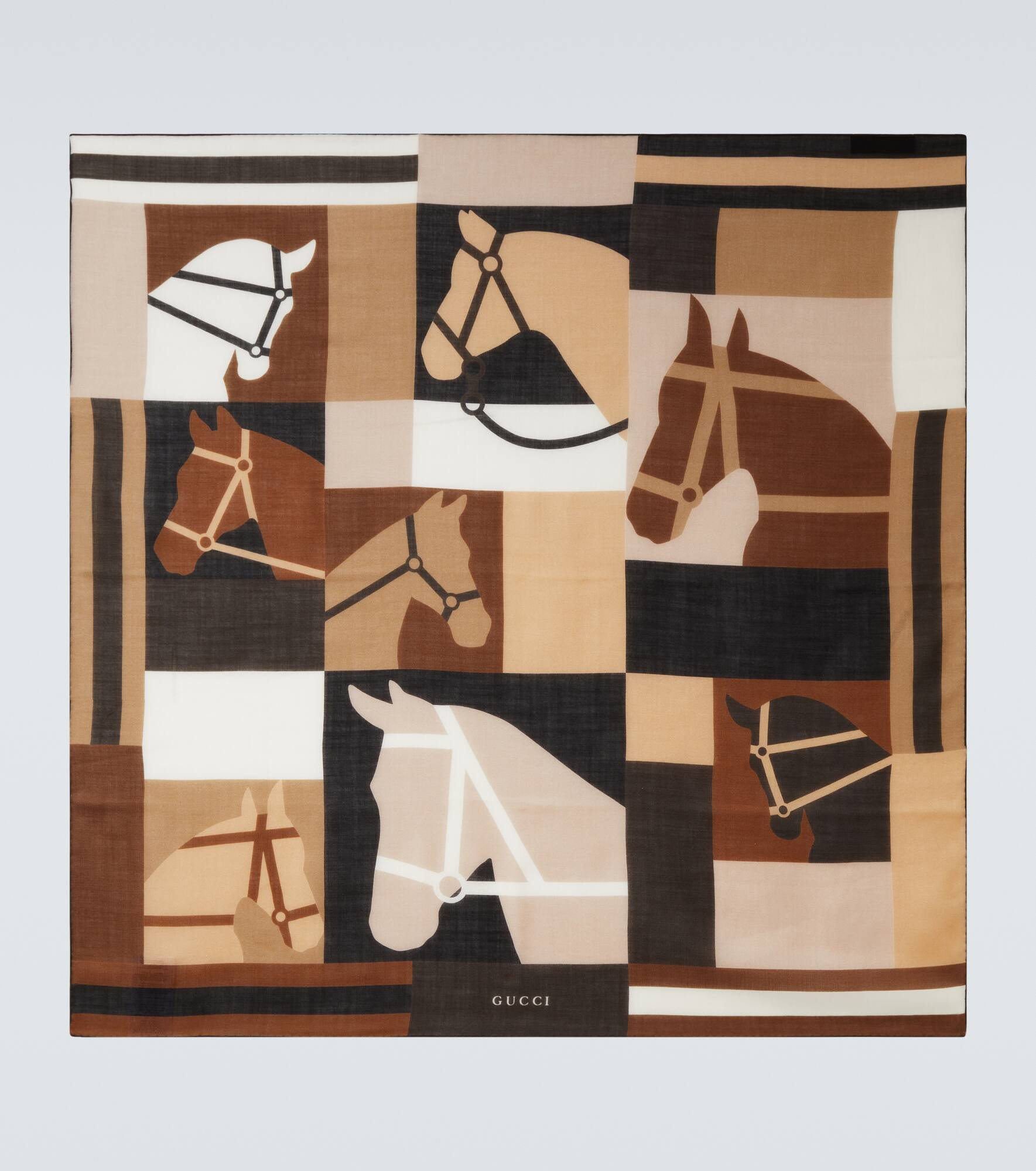 Printed cashmere scarf - 2