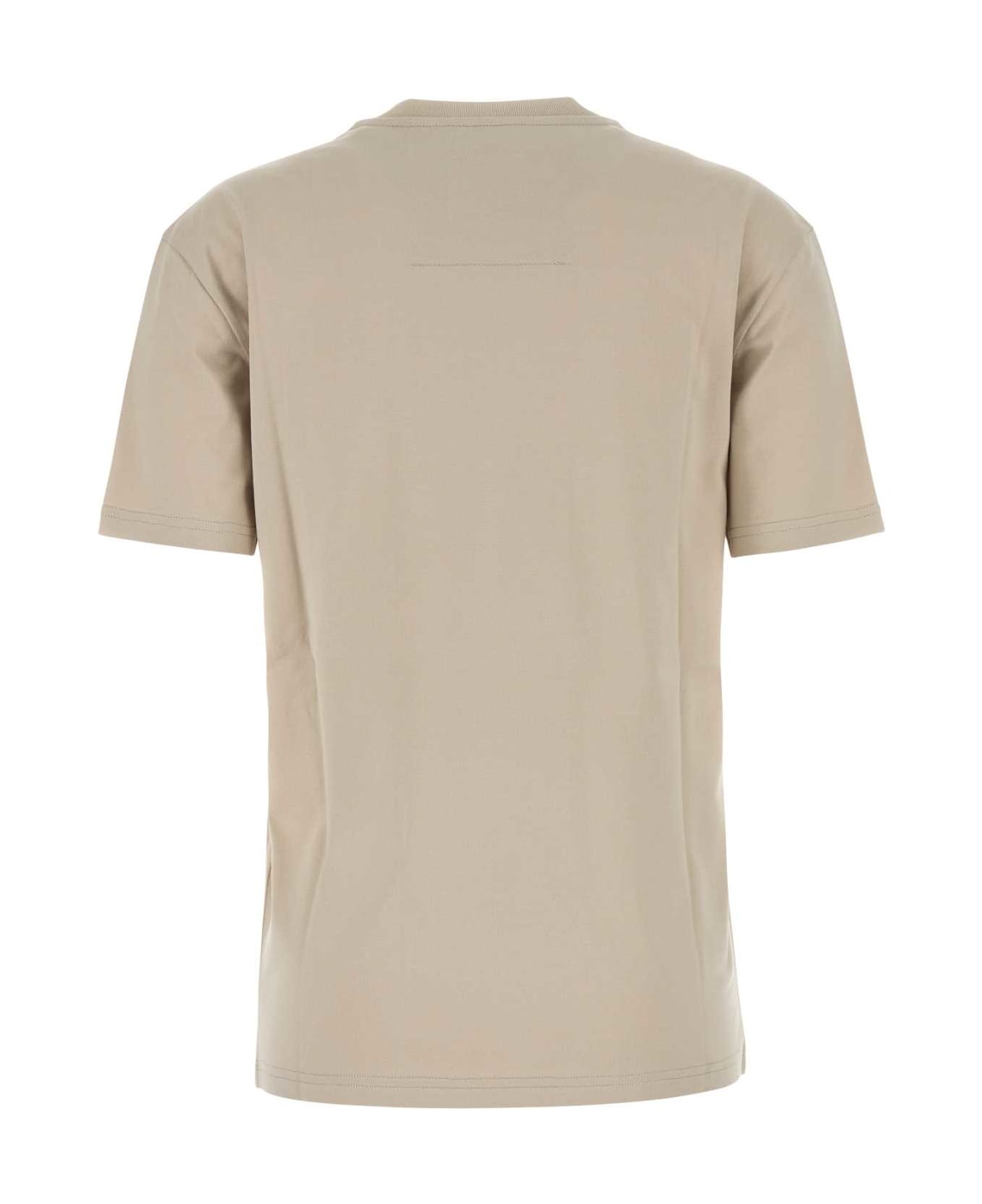 Tシャツ・カットソー GIVENCHY Sand cotton Monogram 72 t-shirt (BW70EKG1YH 278) Givenchy Sand Cotton Monogram 72 T-shirt | italist | REVERSIBLE