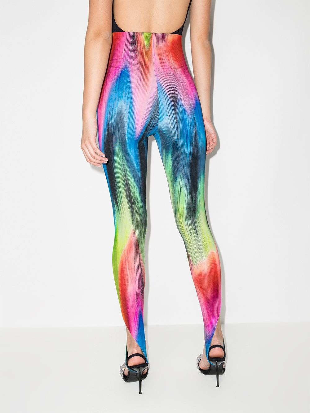 Jamie abstract-print leggings - 3