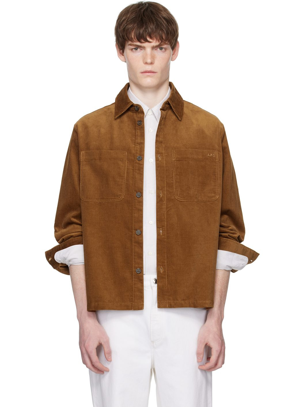 Tan Leon Overshirt - 1