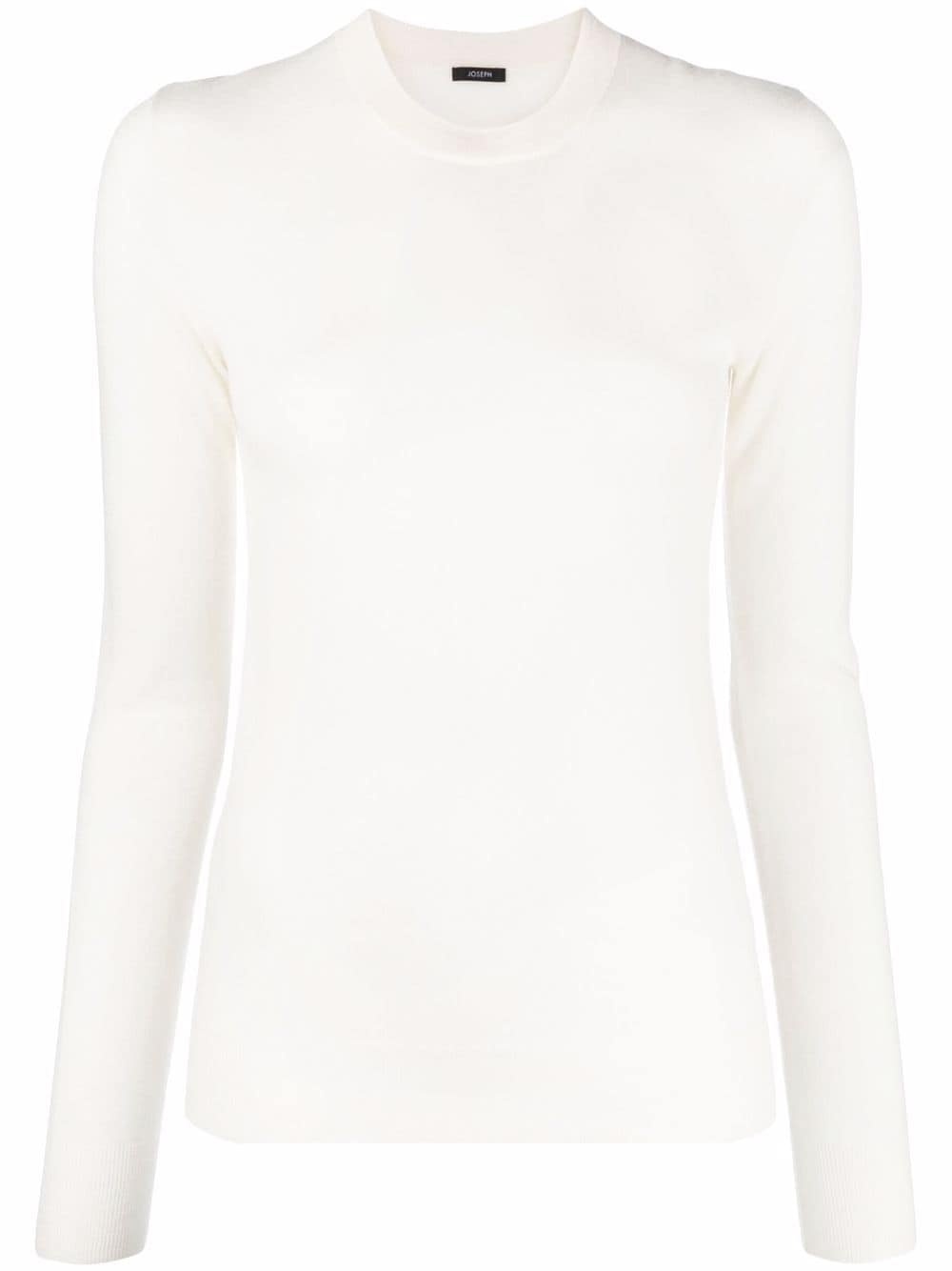 round-neck knitted top - 1