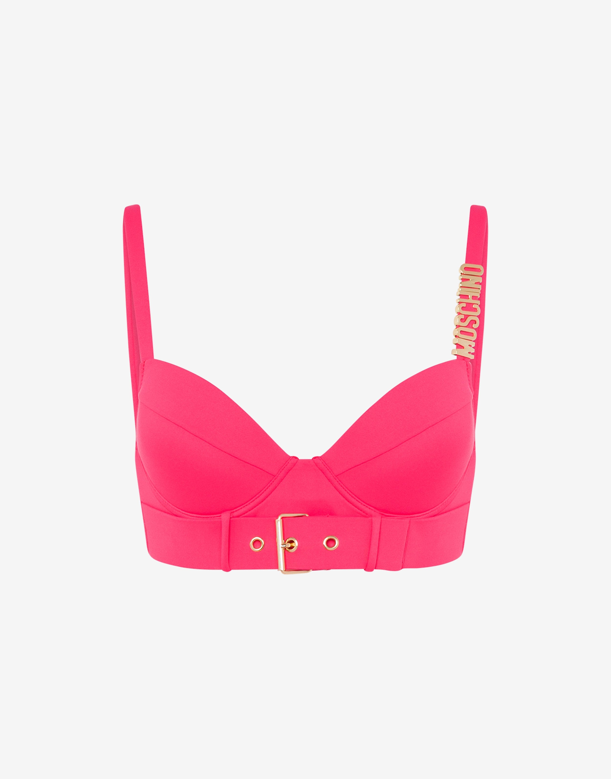 GOLD BUCKLE BIKINI TOP - 1