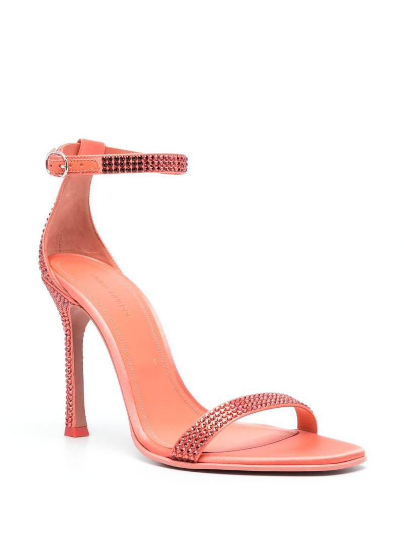 Amina Muaddi Kim 115mm crystal-embellished sandals outlook