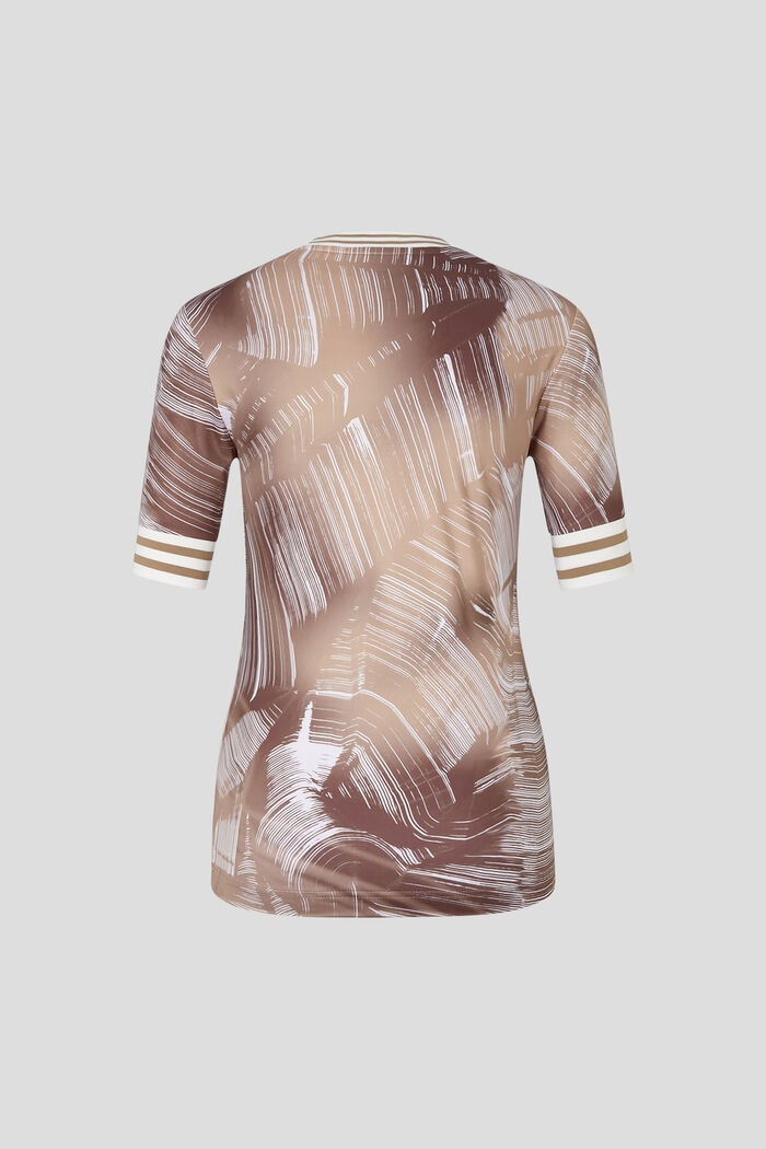 Palene T-shirt in Brown/White - 5