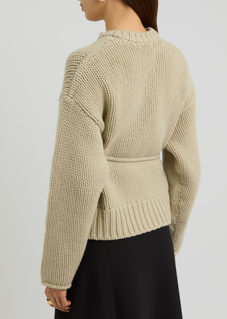 Extreme Cashmere N°384 Ginza Belted Cashmere Cardigan - 3