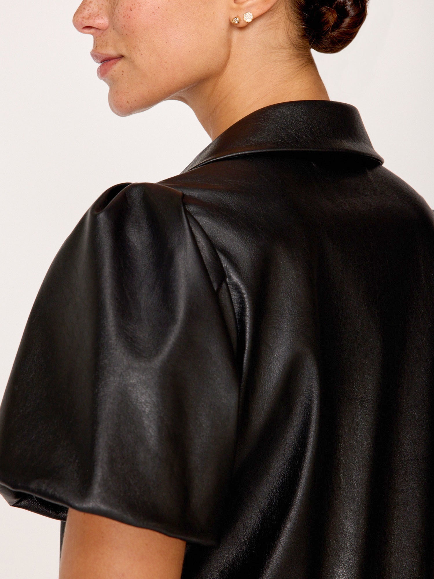 The Havana Vegan Leather Mini Dress - 6