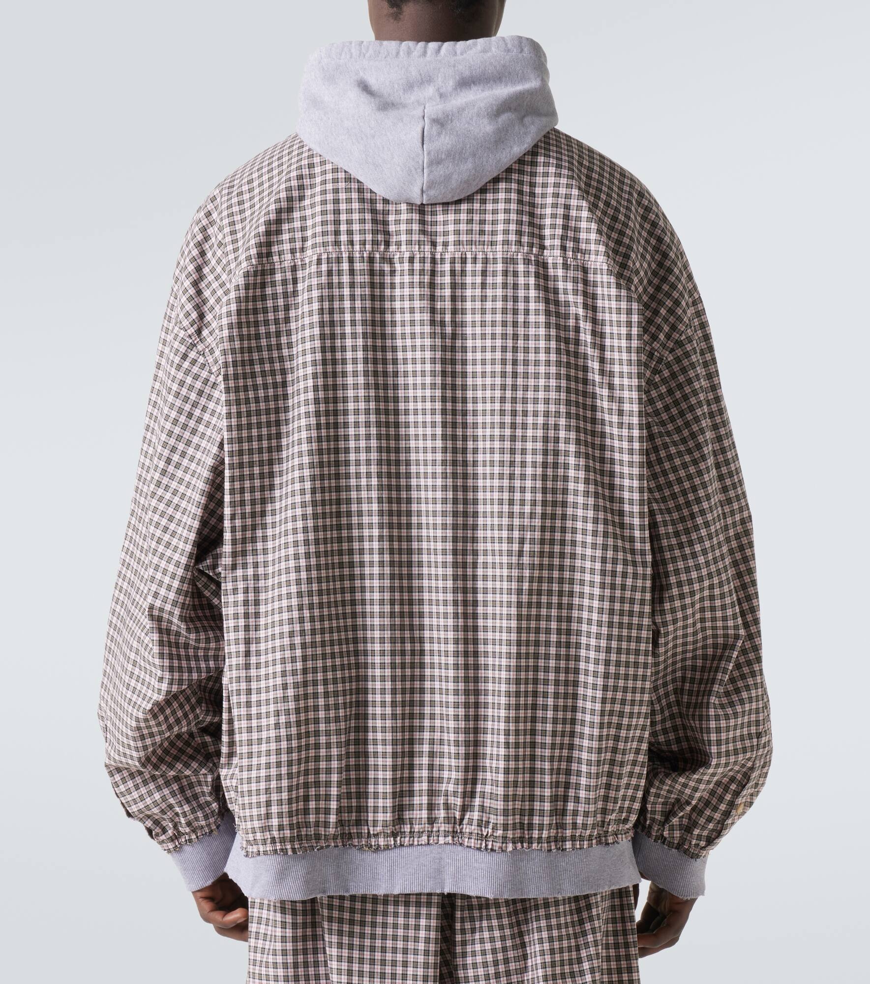 Checked cotton poplin jacket - 4