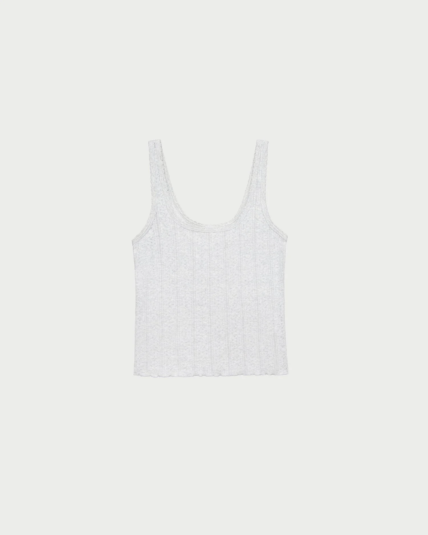 Rylee Pointelle Tank Top - 1