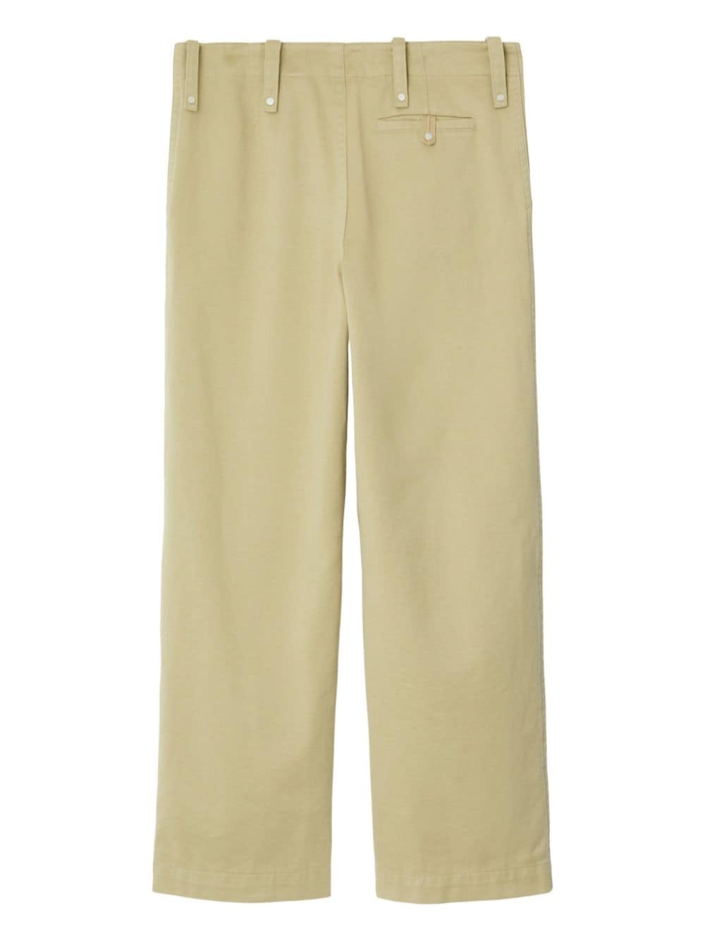 wide-leg cotton trousers - 6