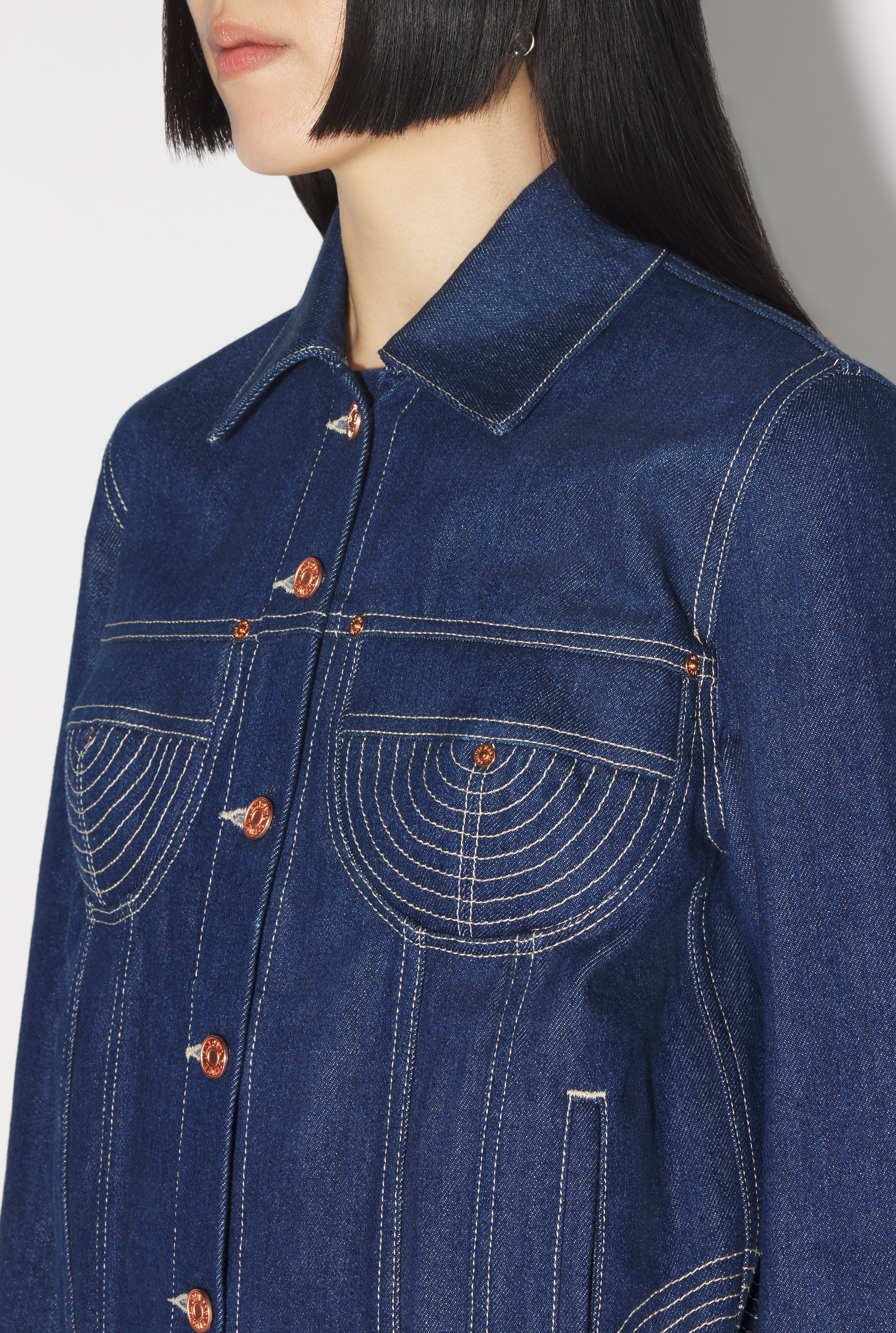 THE CONICAL DENIM JACKET - 5