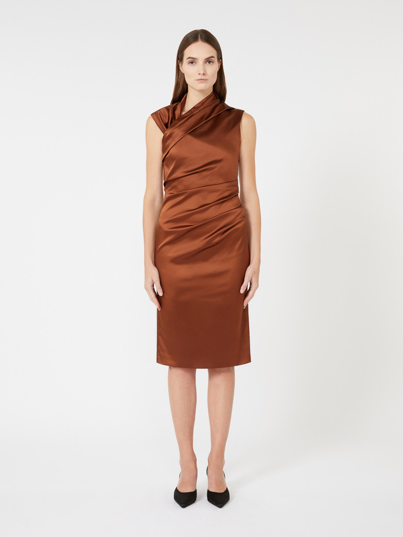 CANTICO Stretch satin midi dress 3