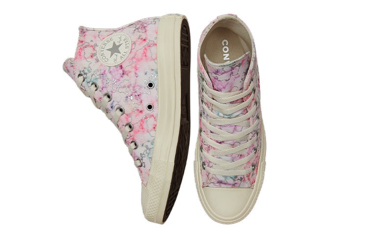 (WMNS) Converse Chuck Taylor All Star High 'Tie-Dye - Pink' A02034C - 4