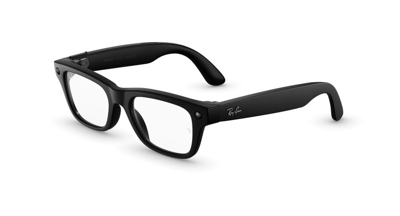 Ray-Ban Ray-Ban Meta Blayzer Optics (Gen 2), Matte Black, Clear Lenses outlook
