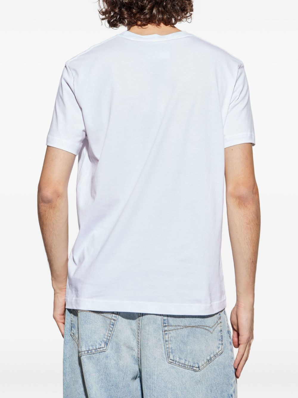 logo-detail cotton t-shirt - 4