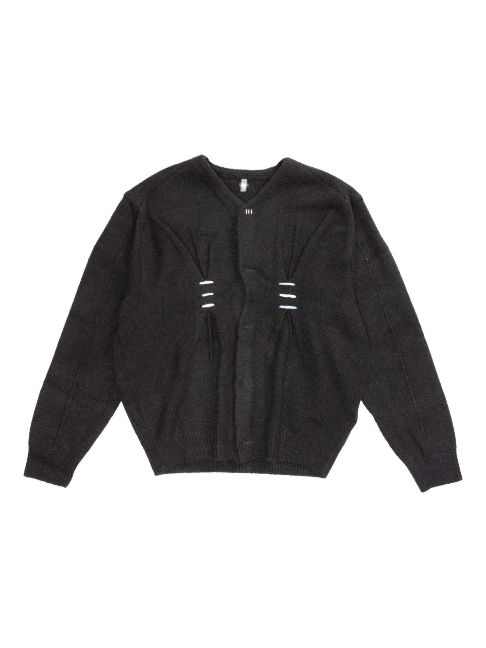 button-detail cardigan - 1