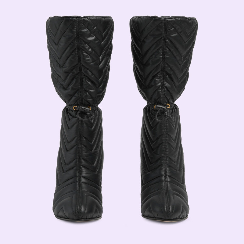 GUCCI Women's GG matelassé boot outlook