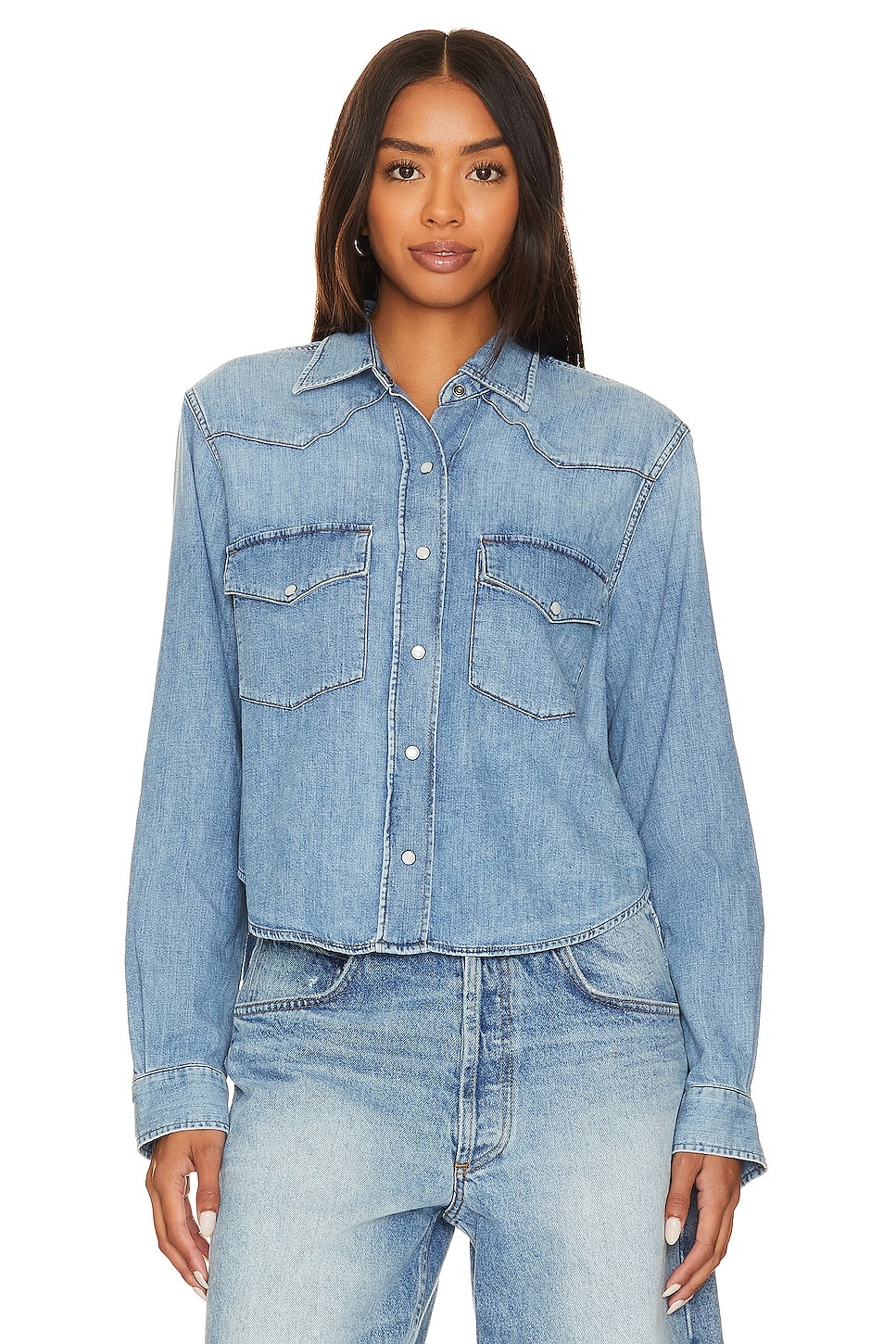 Cropped Western Shirt - 2