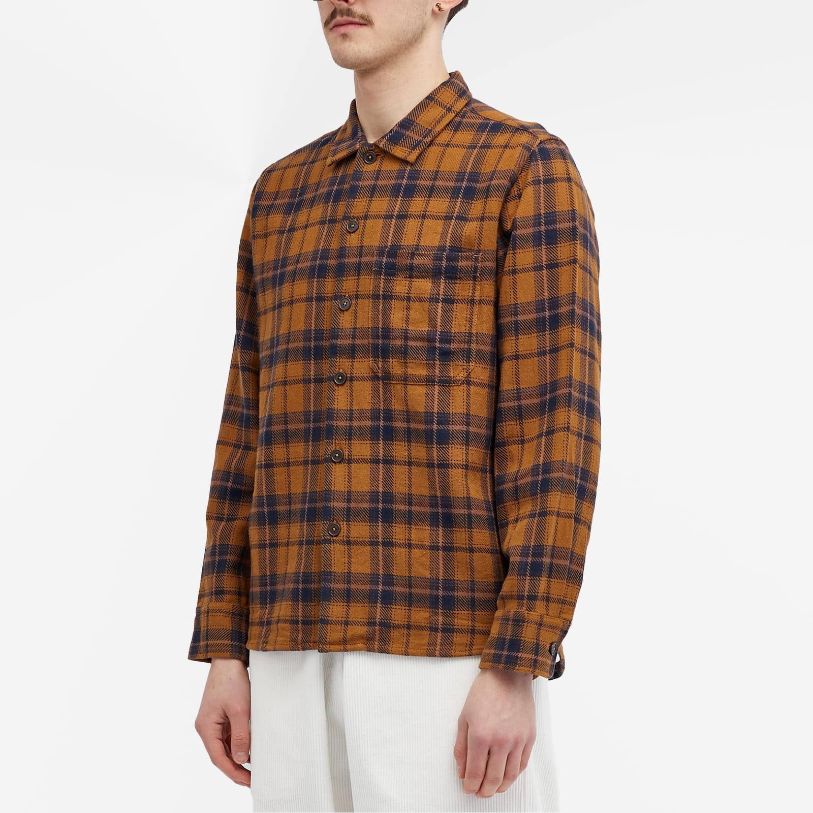 Universal Works Check OP Work Overshirt - 2