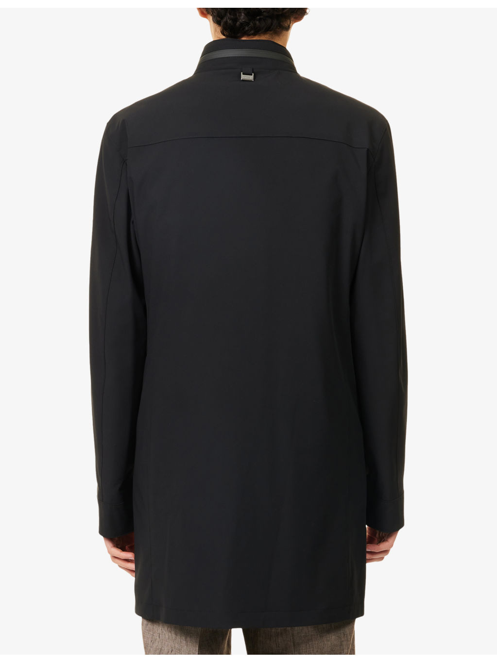Concealed-Hood Detachable-Lining Waterproof Jacket - 4