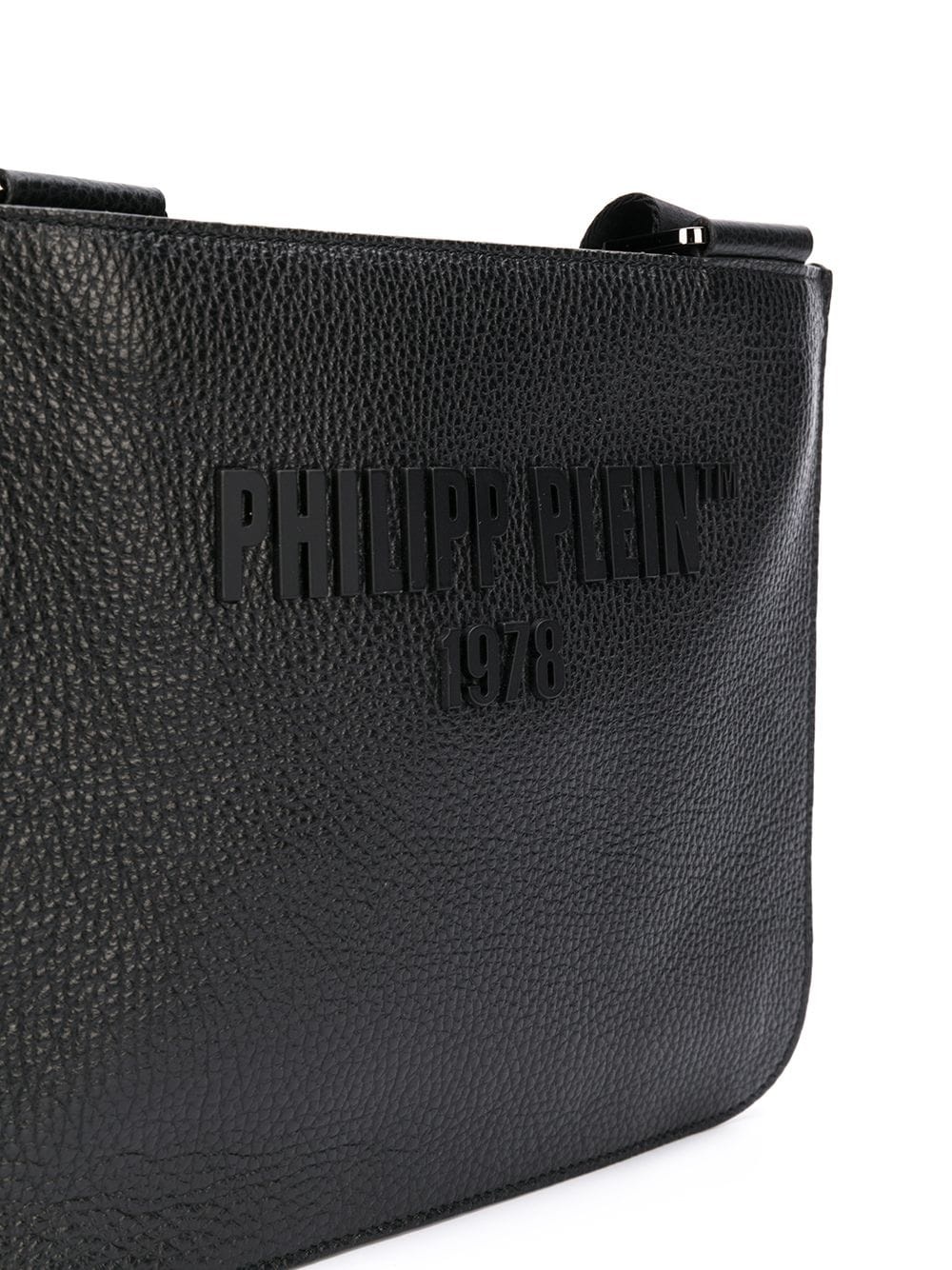 logo embossed shoulder bag - 4