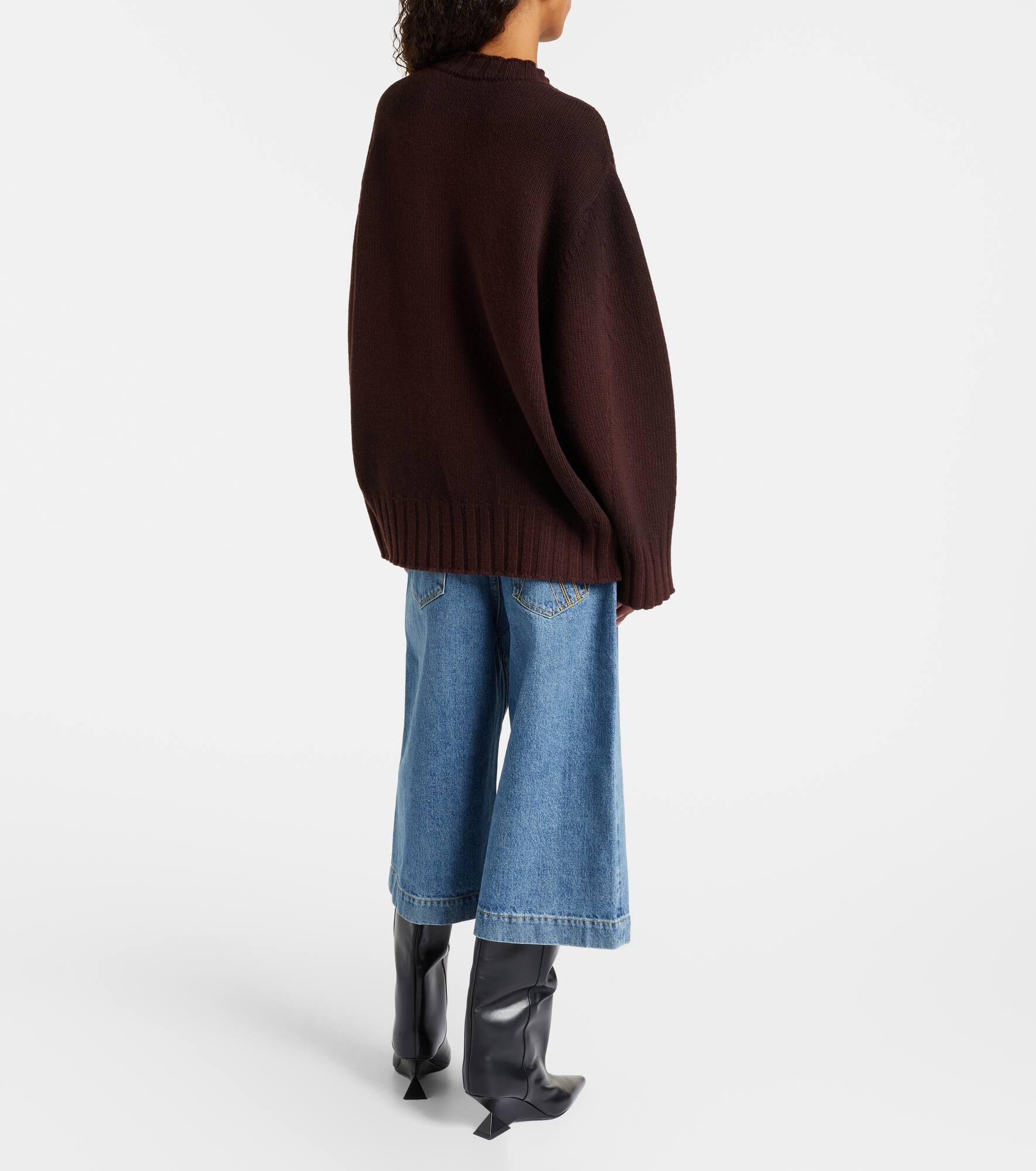Wool and cashmere sweater - 3