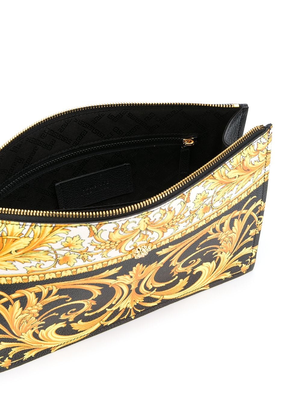 Barocco print clutch - 5