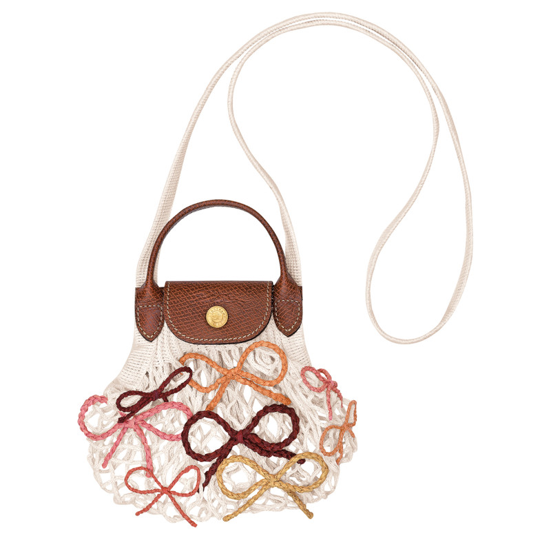 Le Pliage Collection Mesh bag Ecru - Canvas 1