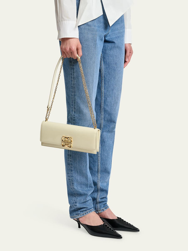 Givenchy 4G Liquid Small Chain Shoulder Bag in Leather outlook