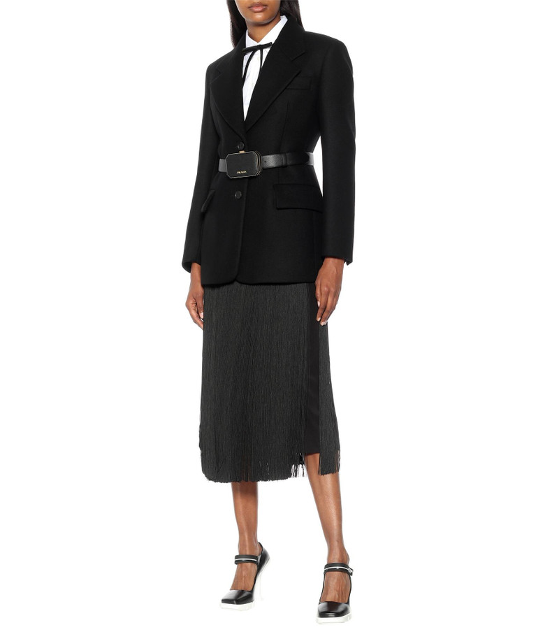 Prada Virgin wool blazer outlook