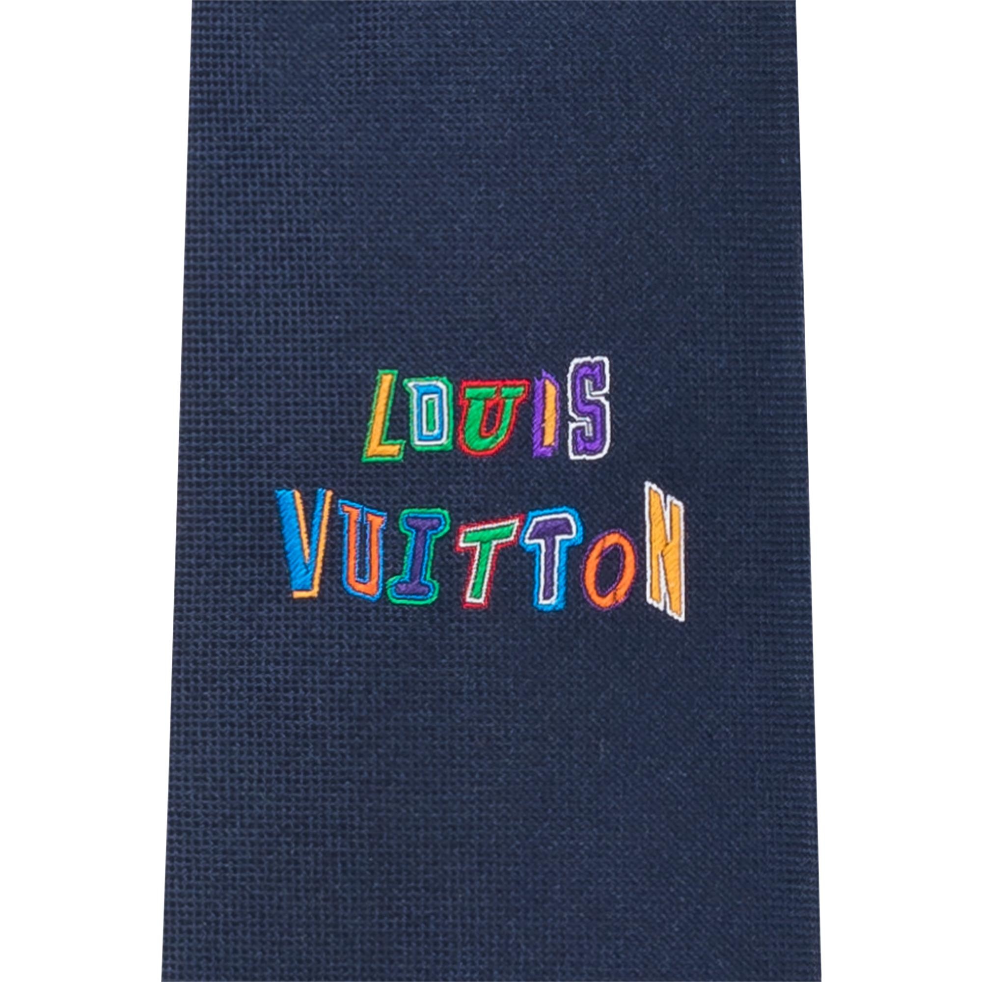 LVxNBA Monogram Letters Tie - 3