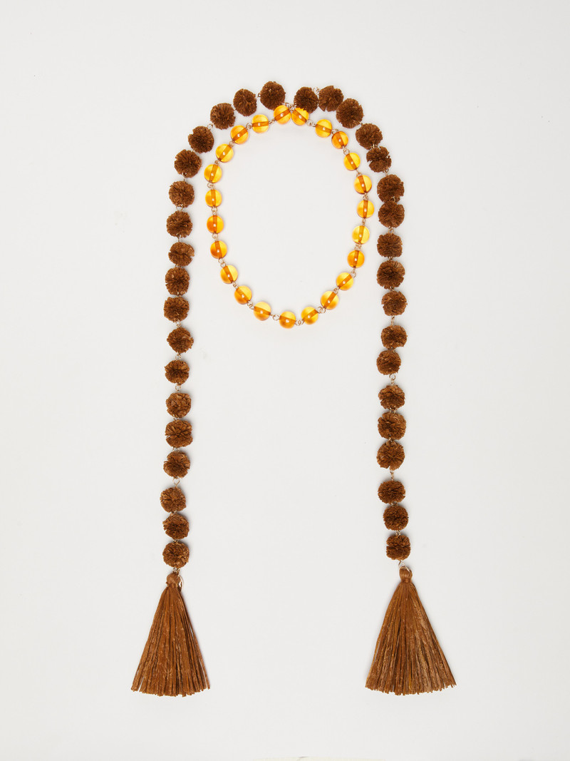 PESCO Viscose and resin necklace 1