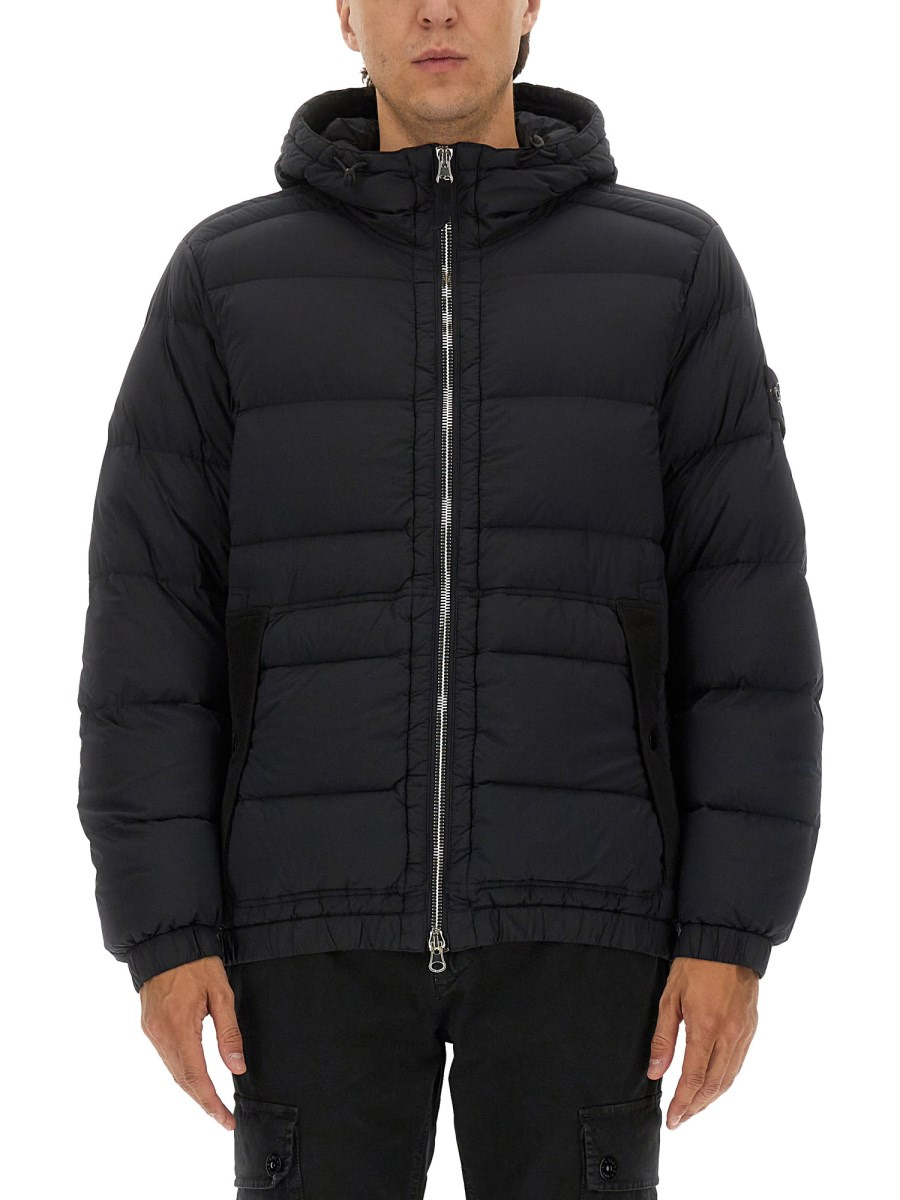 PADDED DOWN JACKET WITH HOOD - 1