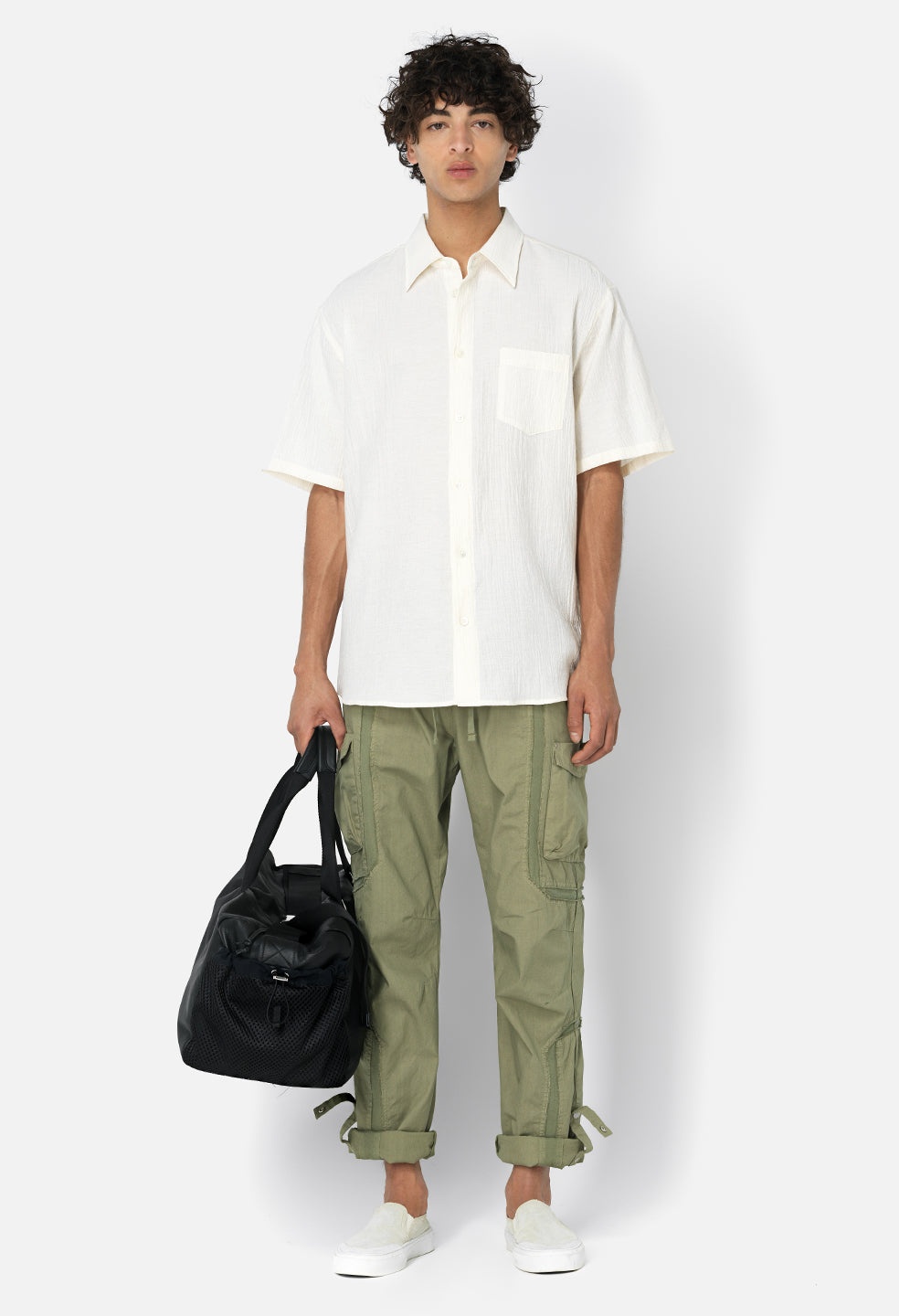 SS CLOAK BUTTON UP - 3