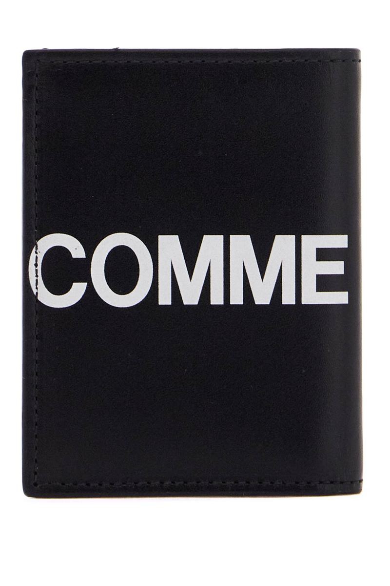 Comme Des Garçons Small Bifold Wallet With Huge Logo - 1