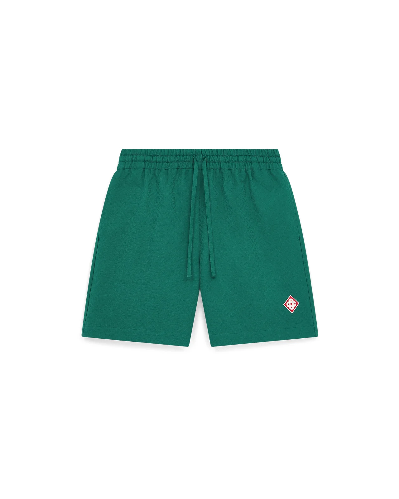Cotton Monogram Jacquard Shorts - 1