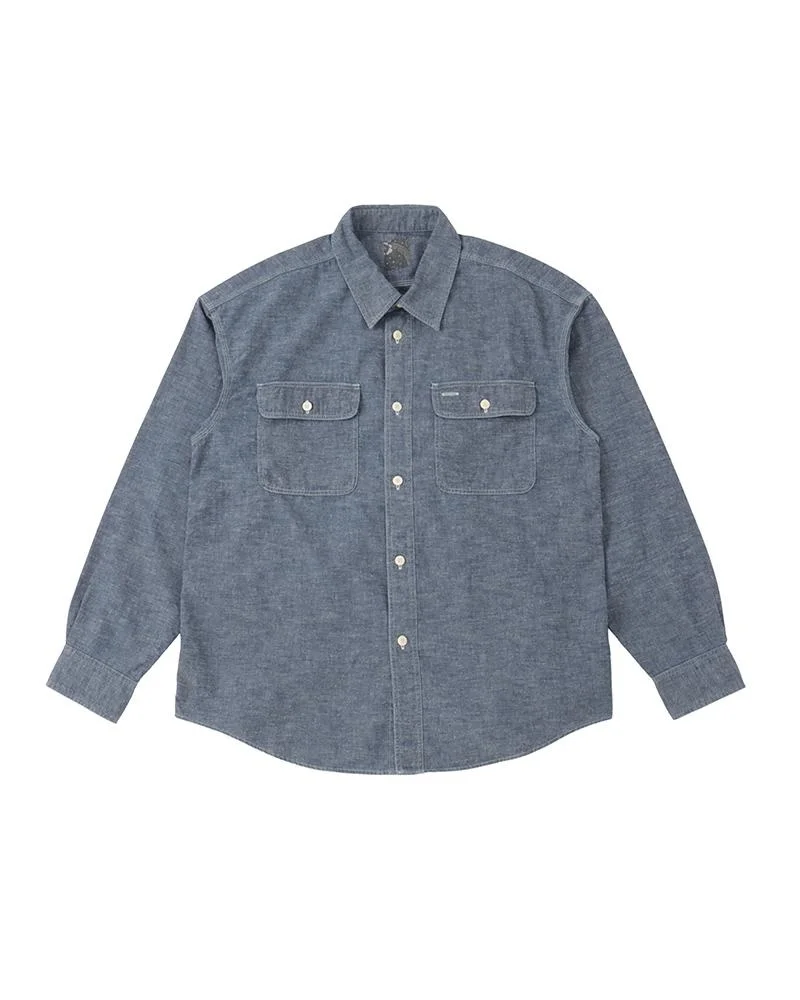 LANGER CHAMBRAY L/S INDIGO - 1