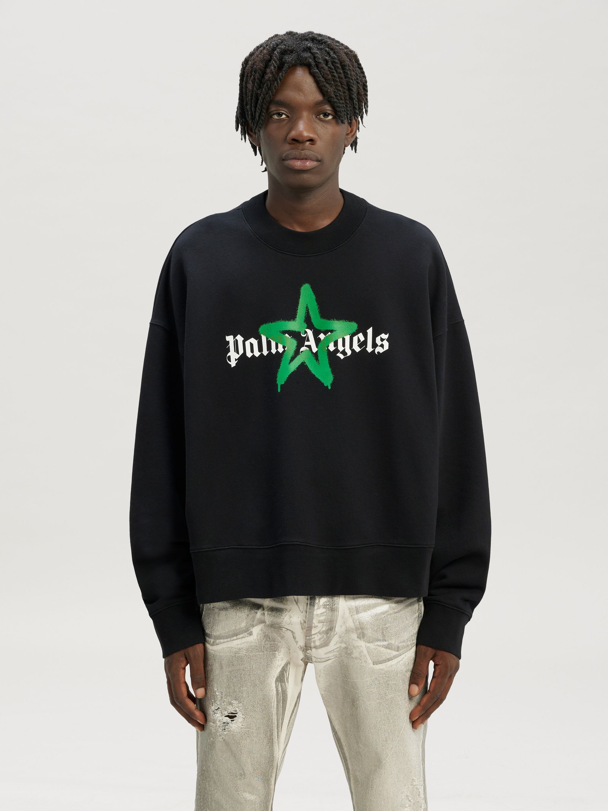 Star Sprayed Crewneck - 3