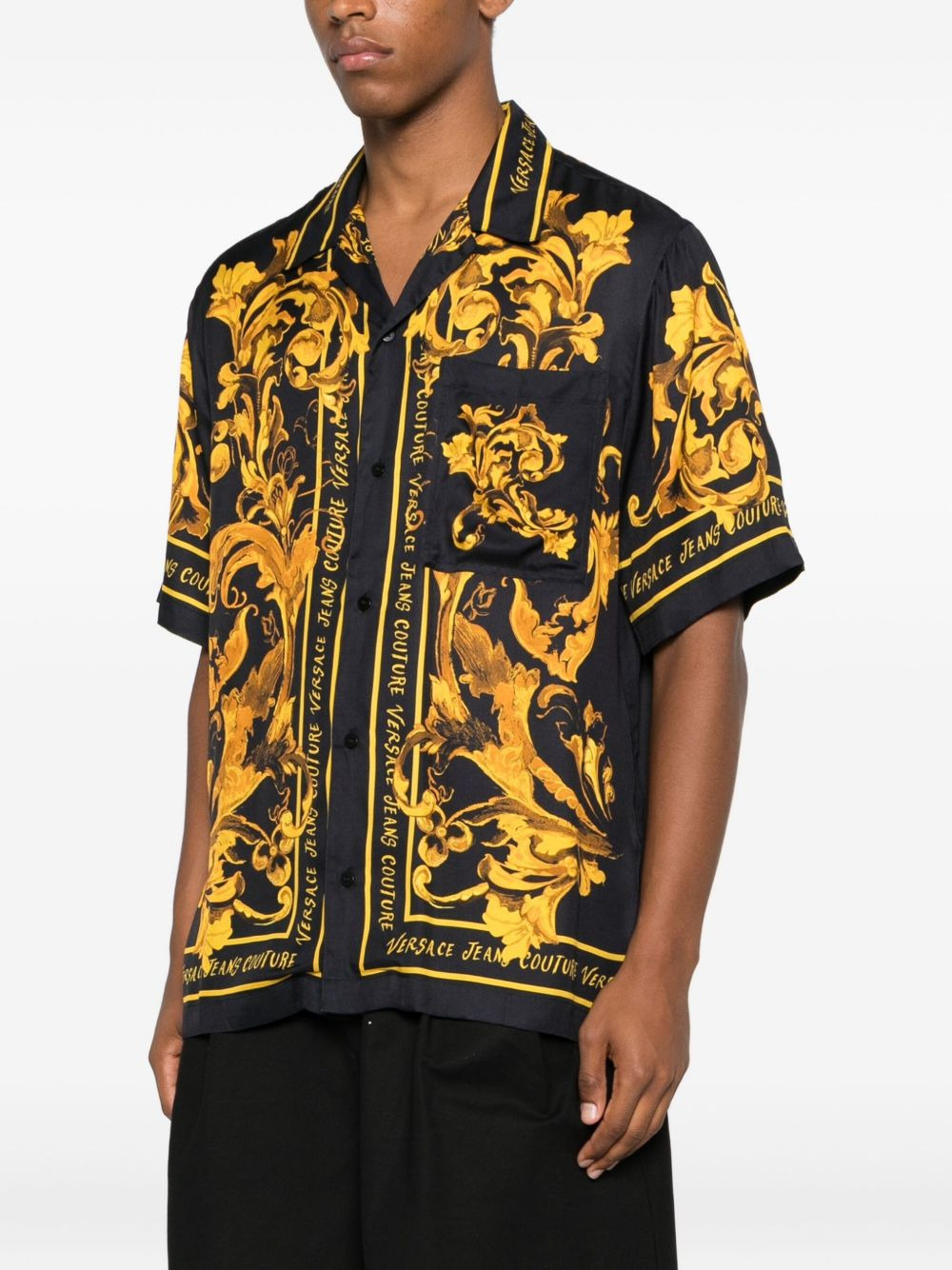Barocco-print shirt - 3