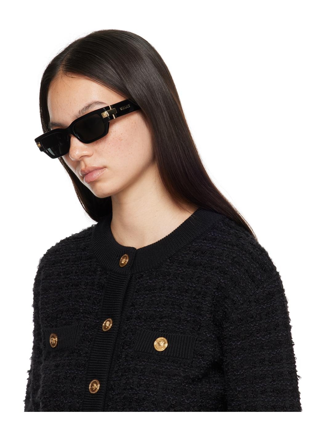 Black Classic Top Sunglasses - 4