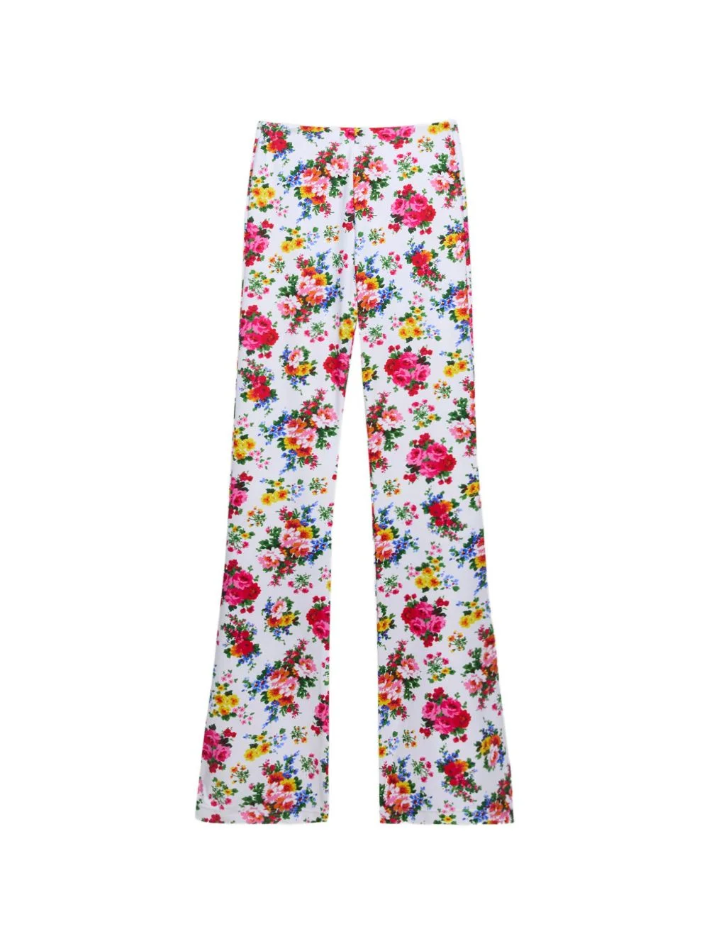floral trousers - 1