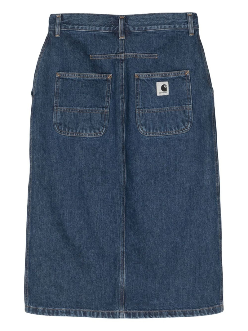 Carhartt Colby denim midi shirt outlook