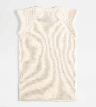 Tod's TOP IN COTTON KNIT - OFF WHITE outlook