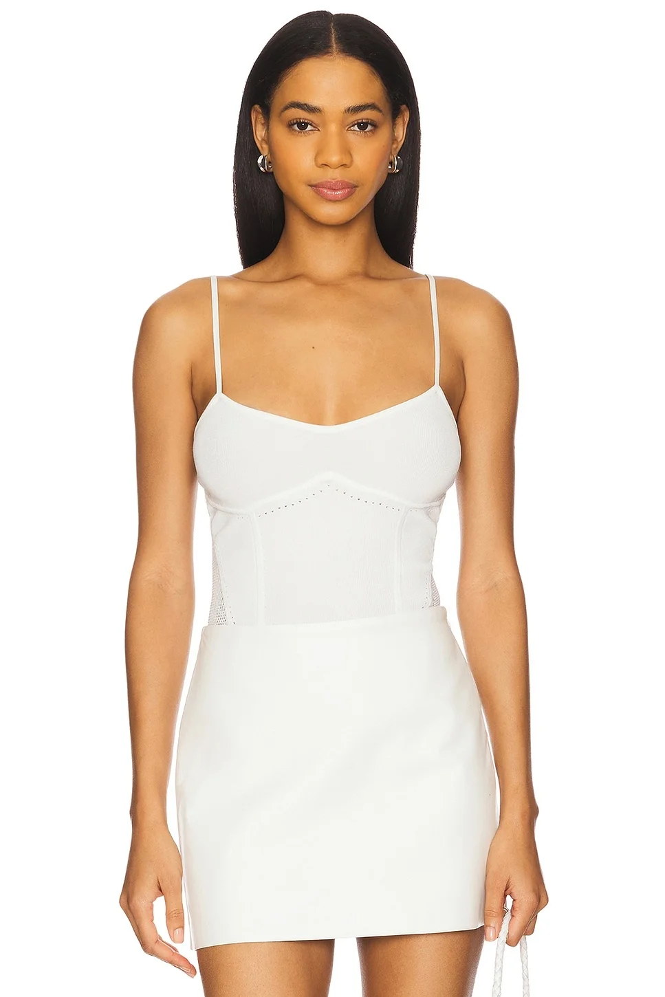 Knit Underbust Cami Bodysuit - 1