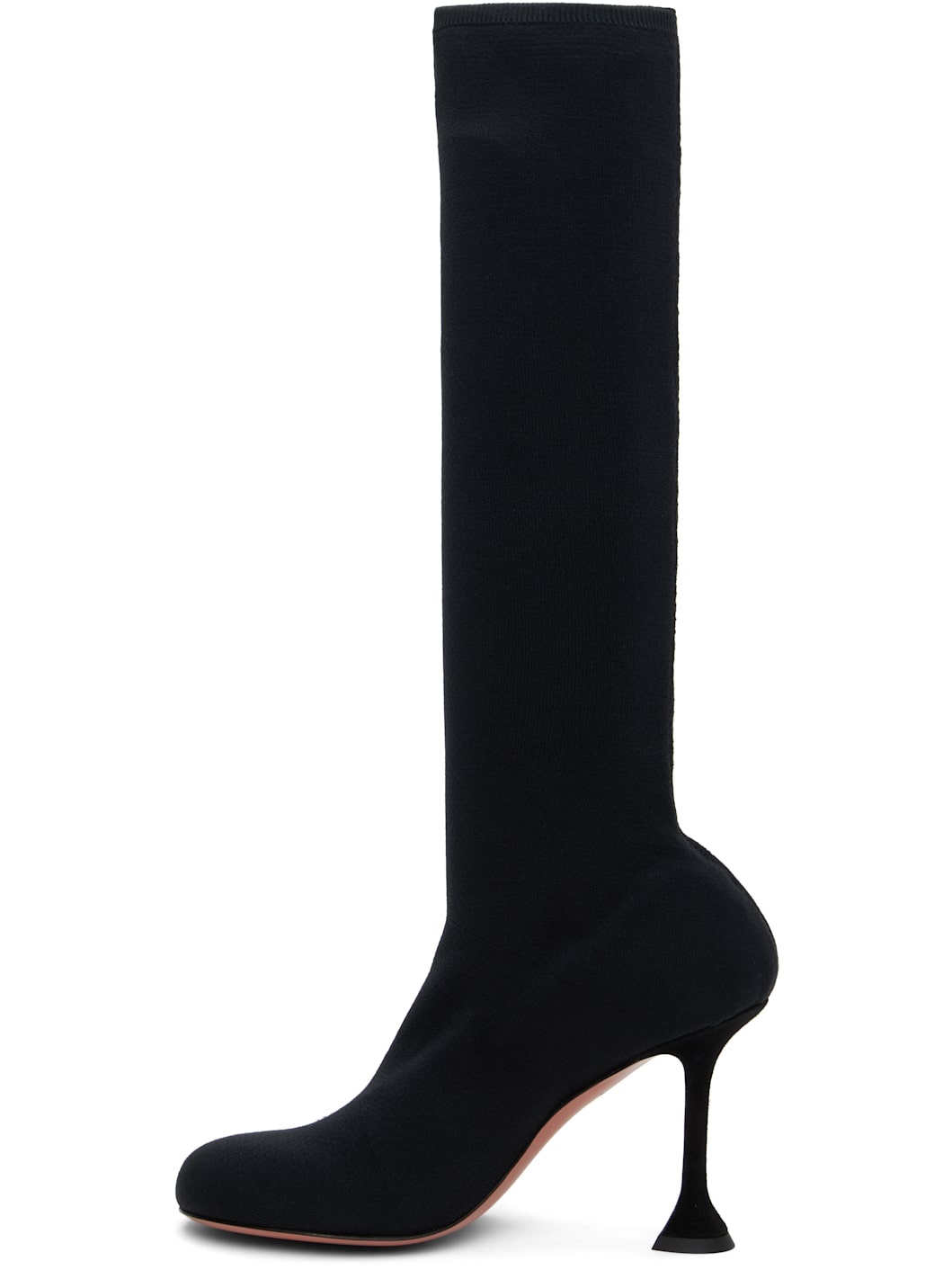 Black Veneda Stretch Tall Boots - 3