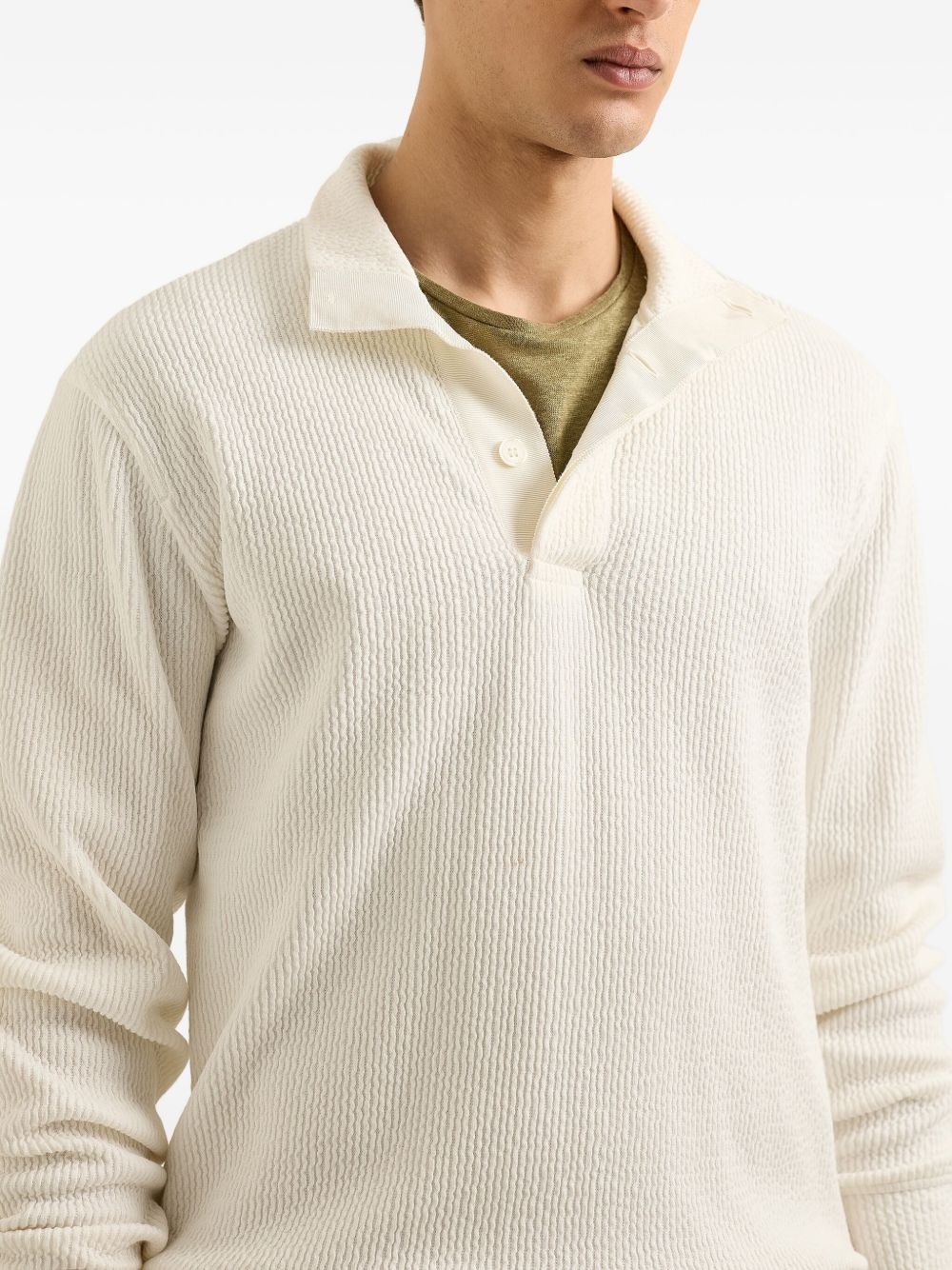 Mazari textured polo shirt - 5