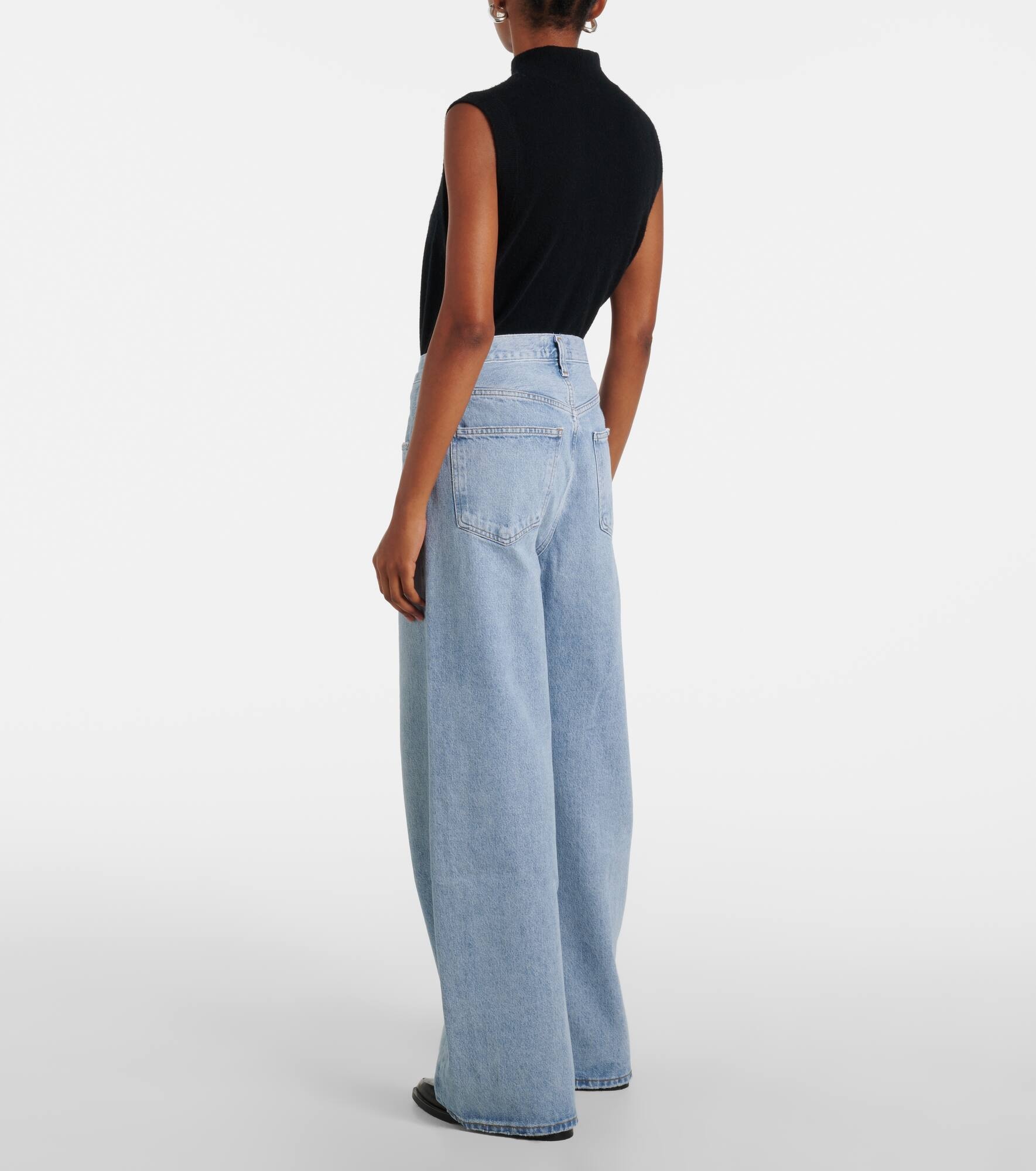 Low Curve mid-rise wide-leg jeans - 3